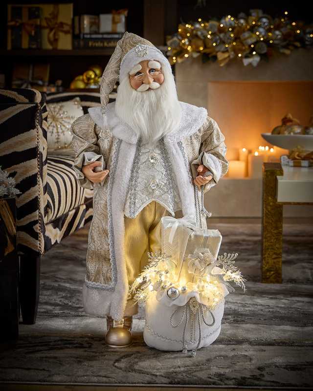 White Elegance Santa